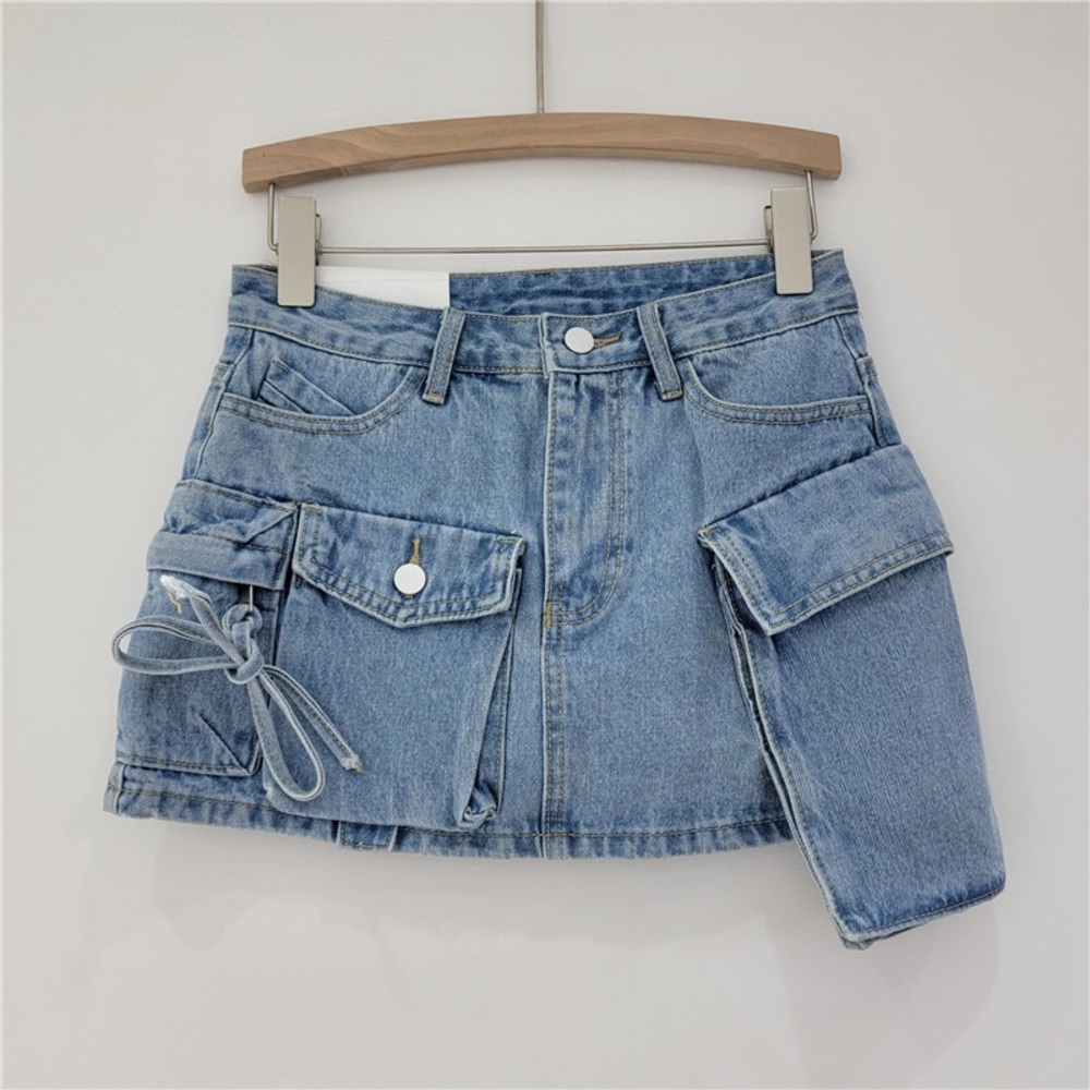 Denim Cargo Women Shorts